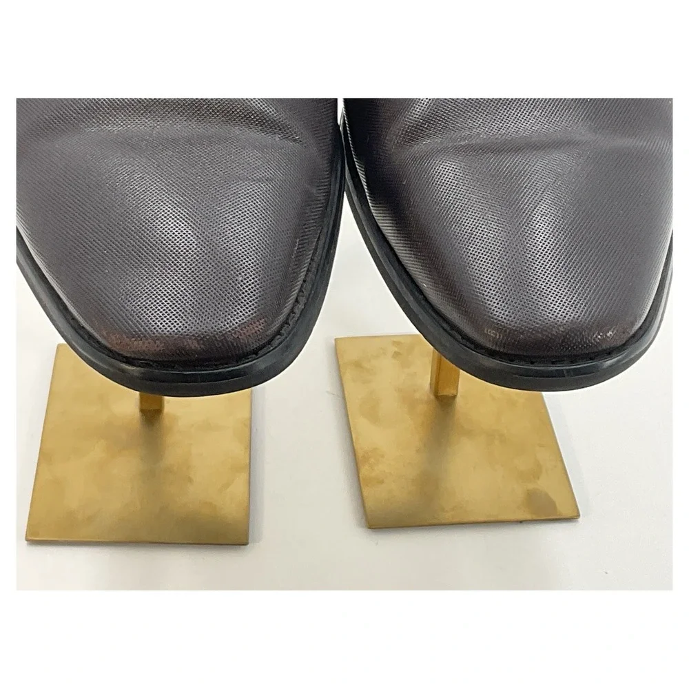 Calvin Klein Ramses Men's Brown Leather Derby Dress Shoes Size‎ 11